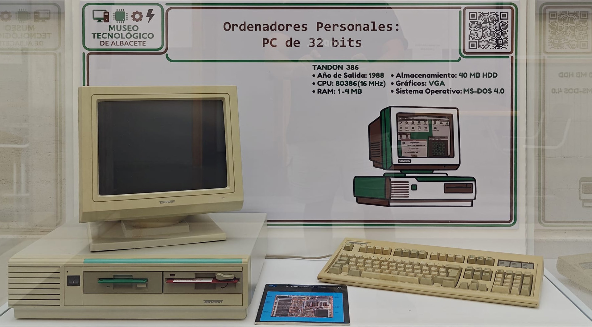 Ordenadores Personales: PC de 32 bits - Tandon 386 - Museo Tecnológico de Albacete Ordenadores Personales: PC de 32 bits - Tandon 386 - Museo Tecnológico de Albacete